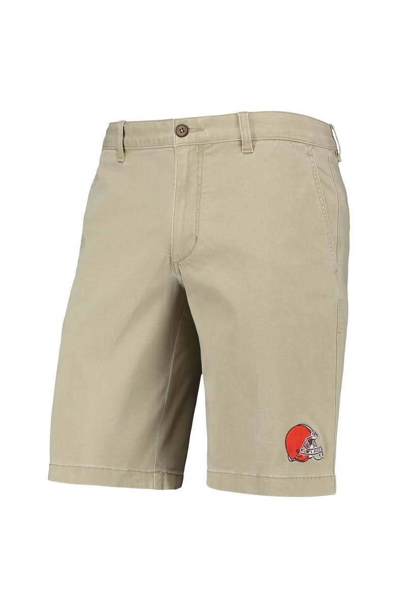Tommy Bahama Men's Tommy Bahama Khaki Cleveland Browns Boracay Tri-Blend Shorts, Alternate, color, Khaki