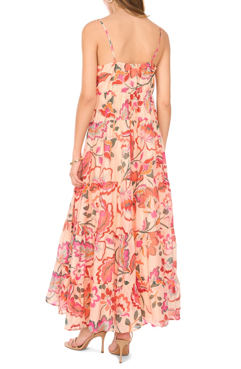 Halogen<sup>®</sup> Tiered Babydoll Midi Dress, Alternate, color,