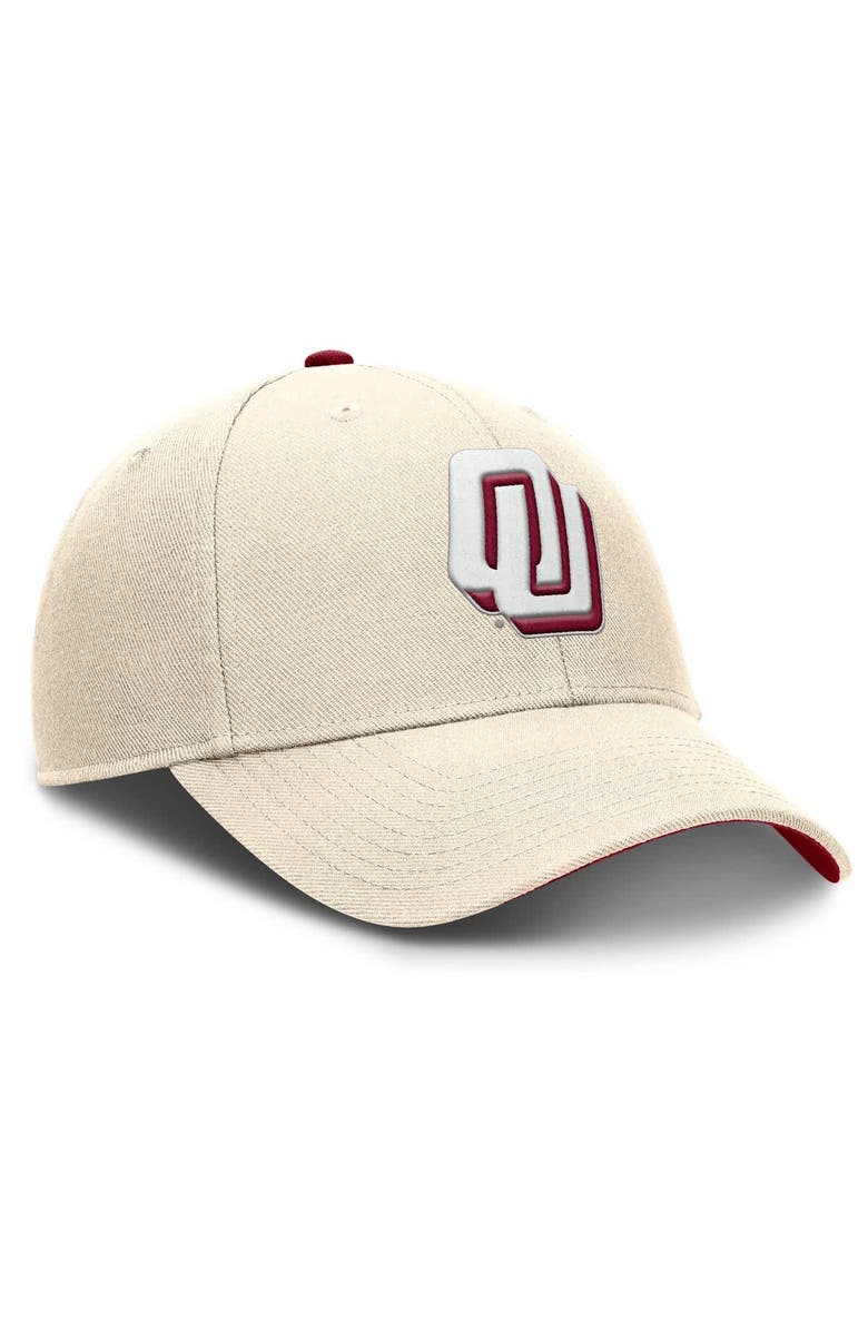 Nike Men's Nike Natural Oklahoma Sooners Rise Legacy Adjustable Hat, Alternate, color, 