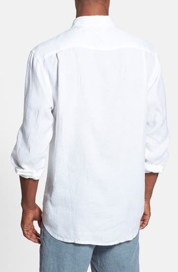 Tommy Bahama Sea Glass Breezer Classic Fit Button-Up Linen