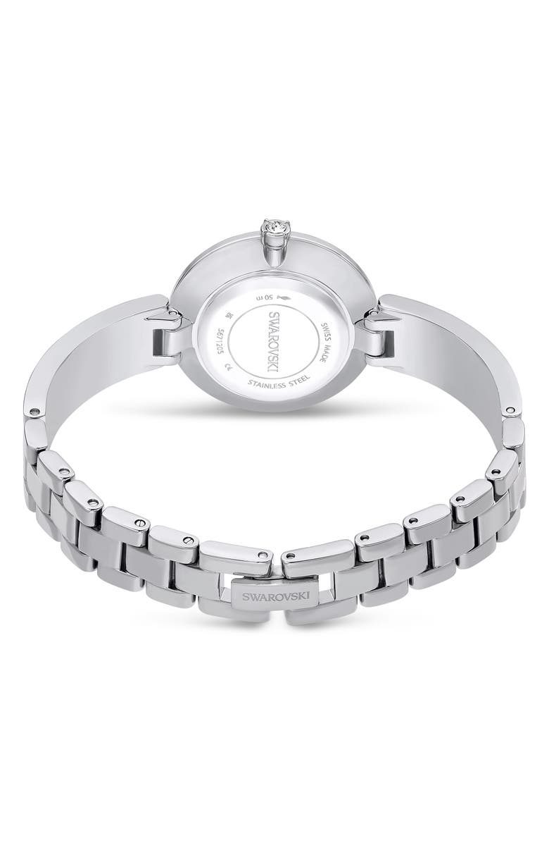 Swarovski Illumina Bracelet Watch, 27mm, Alternate, color, Silver