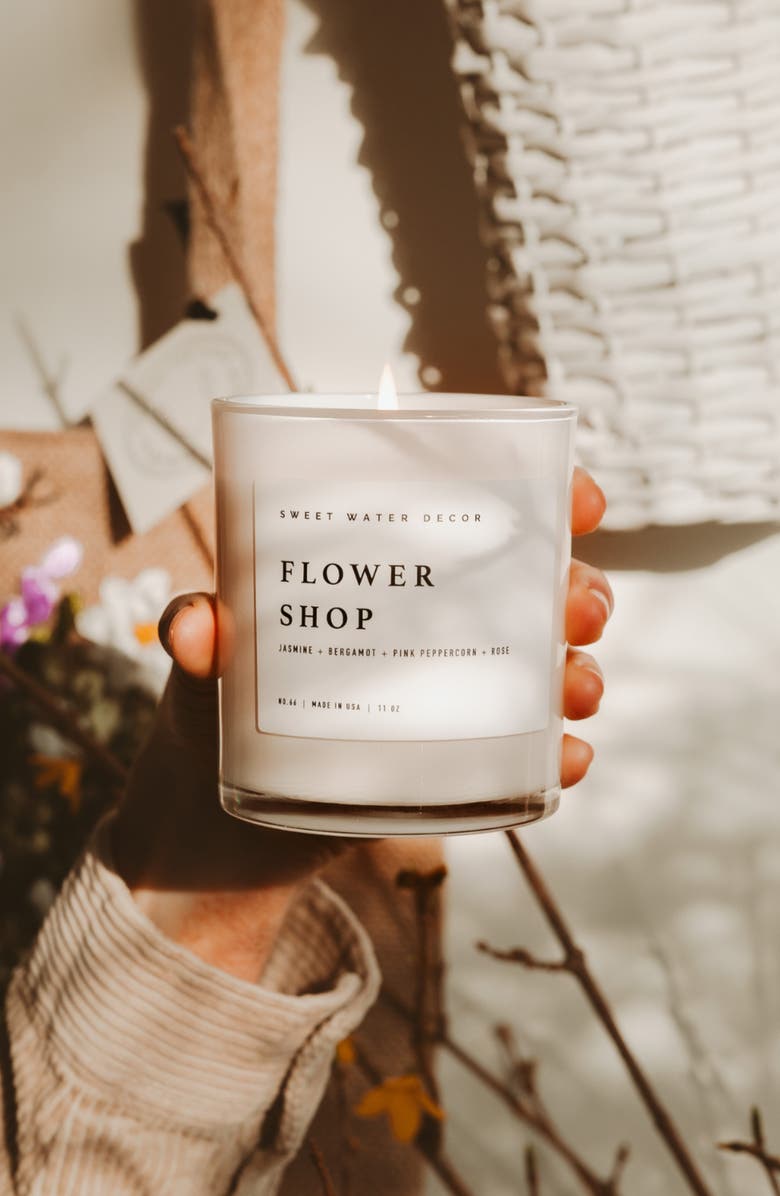 SWEET WATER DECOR 11-Ounce Jar Candle, Alternate, color, Flower Shop