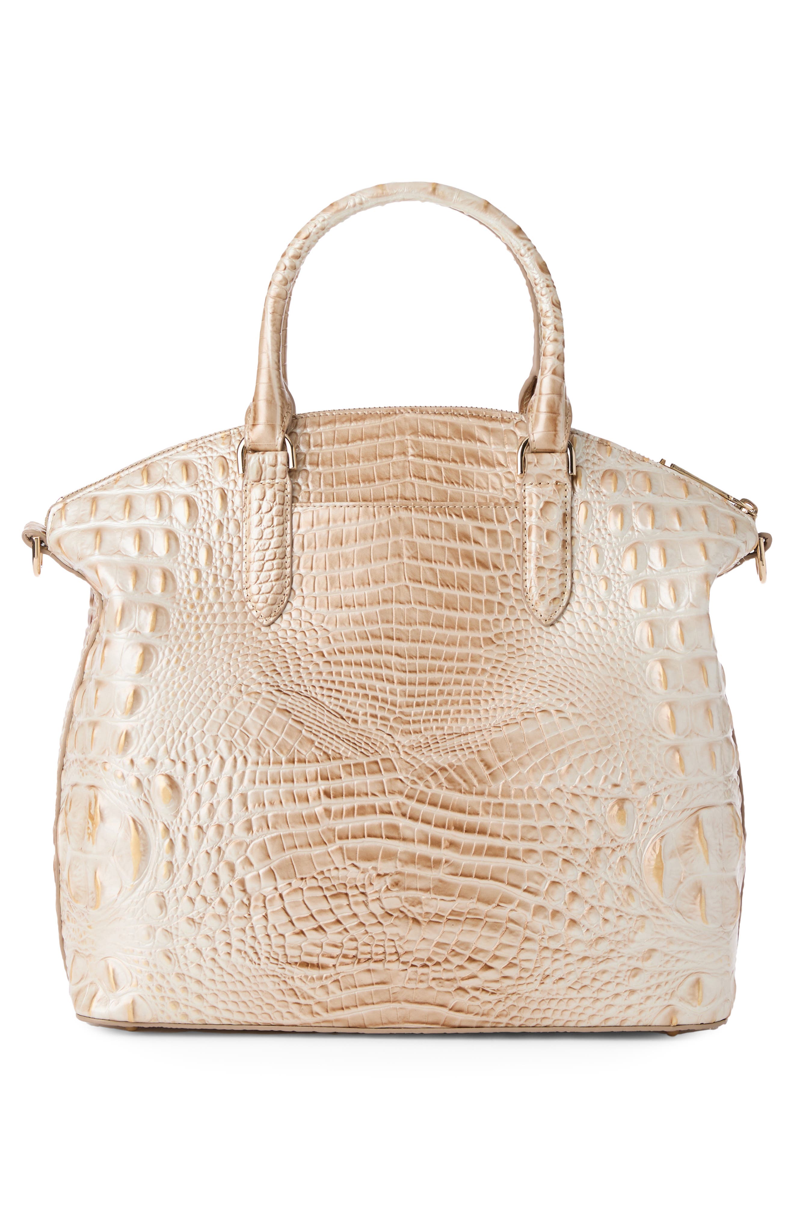 Large Duxbury Croc Embossed Leather Satchel, Alternate, color, CONTOUR