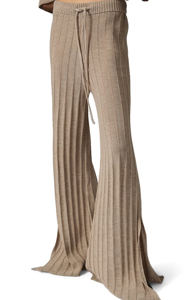DAY Birger et Mikkelsen Tachia Linen Blend Wide Leg Pants, Main, color, Cobblestone
