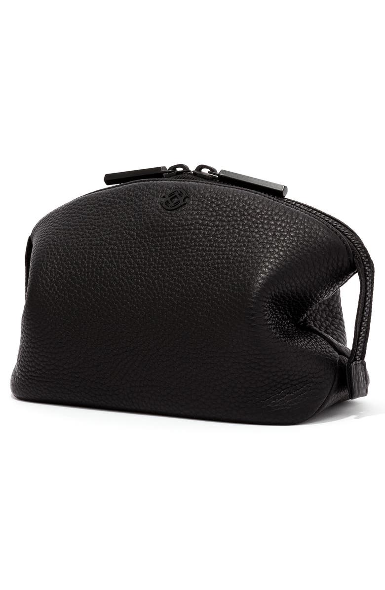 Dagne Dover Large Lola Leather Cosmetics Pouch, Alternate, color, 