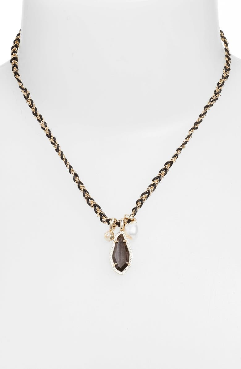 Kendra Scott Muriel Charm Necklace, Alternate, color, 