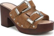 Veronica Beard Halifax-2 Leather Slide Sandal