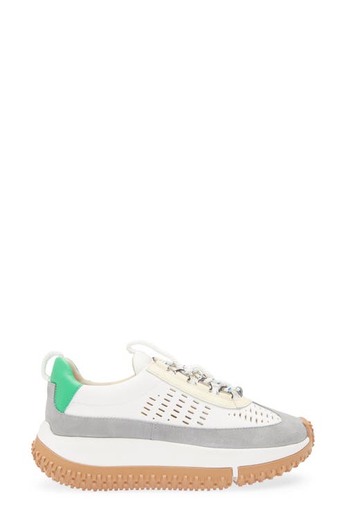 4ccccees Kapok Pinto Platform Sneaker In White