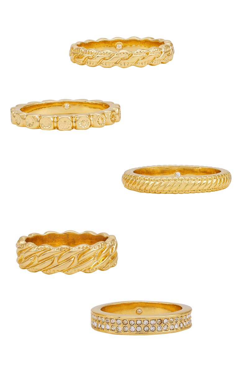 Vince Camuto Set of 5 Rings, Alternate, color, 