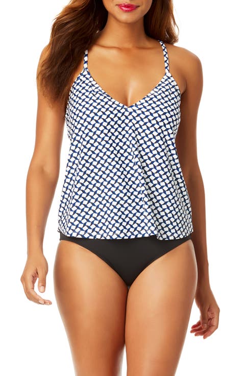 Neo Geo Easy Triangle Tankini Two-Piece Swimsuit