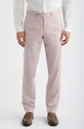Jack Victor Piero Flat Front Stretch Cotton & Wool Pants