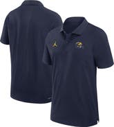 Jordan Brand Men's Jordan Brand Navy Michigan Wolverines 2024 Sideline Woven Performance Polo