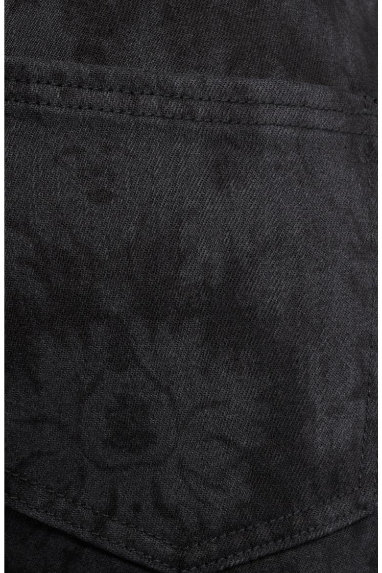 Zane Damask High Waist Bootcut Jeans, Alternate, color, BLACK MULTI