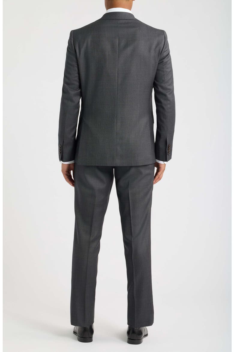Esprit Birdseye Wool Suit, Alternate, color, GREY