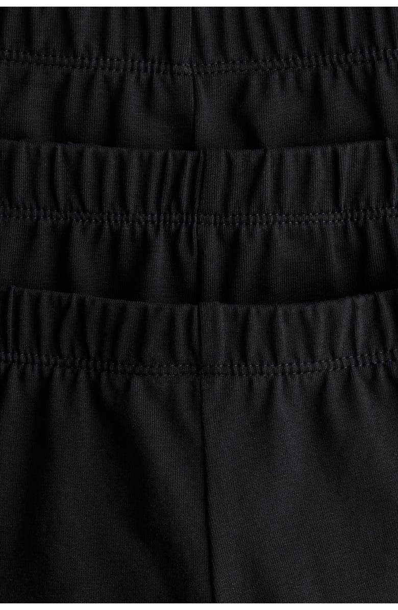 H&M 3-pack Cycling Shorts, Alternate, color, Black