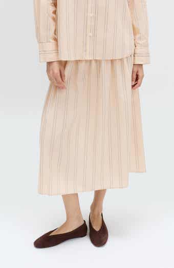 Stripe Midi Skirt