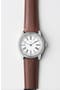  Silver Watch - Brown Strap