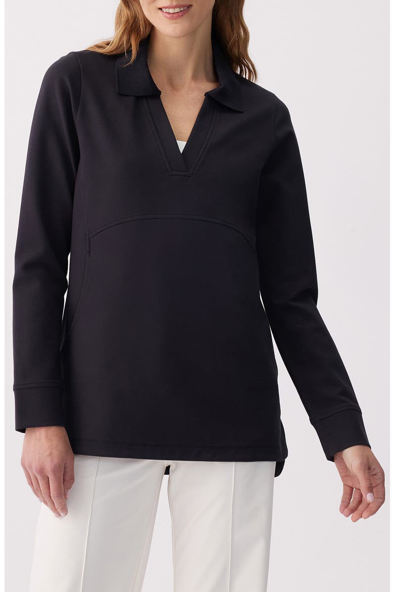 Mindset Polo Tunic, Main, color, BLACK