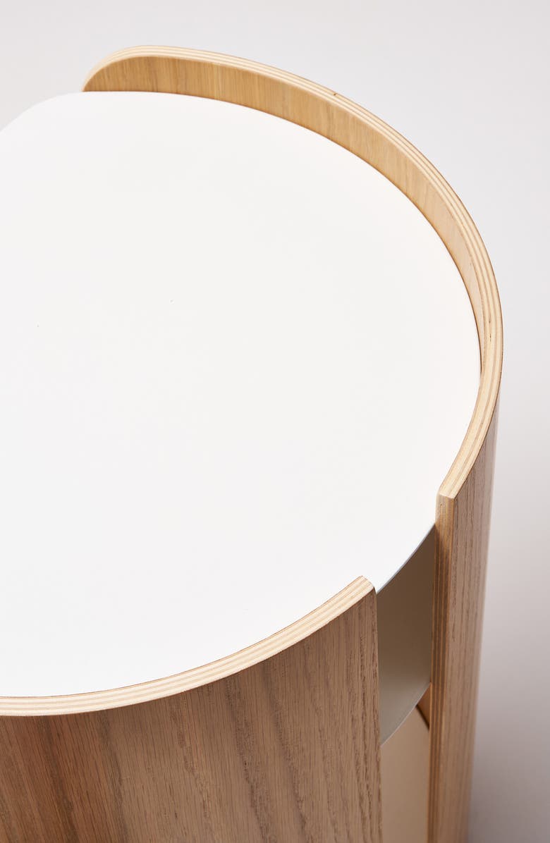 Apto Contour Wood & Steel Side Table, Alternate, color, 