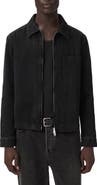 AllSaints Dolwen Cotton Zip Shirt Jacket