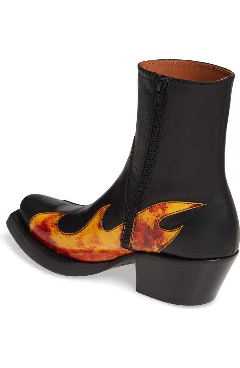 VETEMENTS Flame Cowboy Boot, Alternate, color,