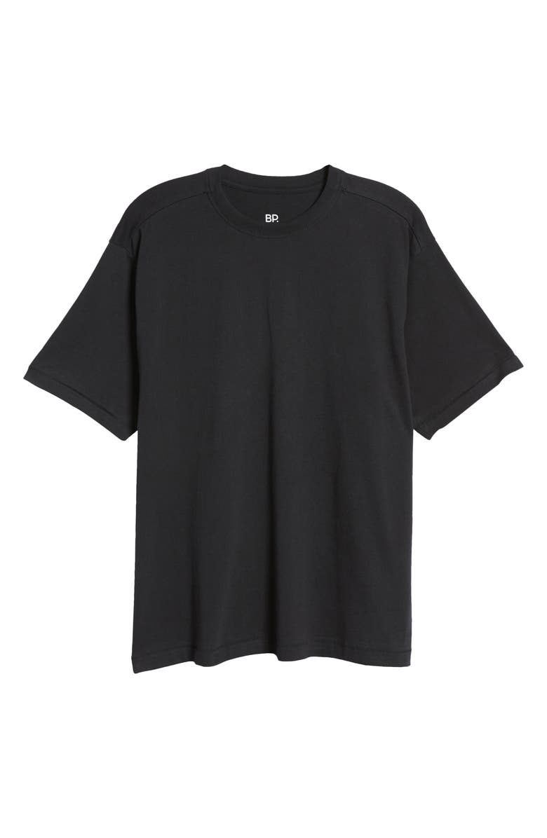 BP. Solid Cotton Crewneck T-Shirt, Alternate, color,