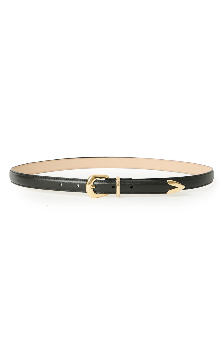 B-Low the Belt Leo Suede Belt, Main, color, Black Gold
