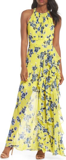blue halter top prom dress Light Blue Halter Prom Dress Ruched Sexy Formal Evening Gown Wedding G –  Msikoods Official Store main image 1