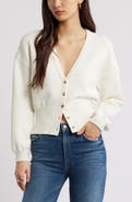 Open Edit Rib Waist Cardigan