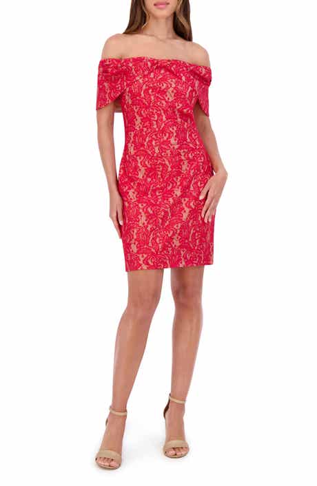 Kensie Lace Off the Shoulder Minidress