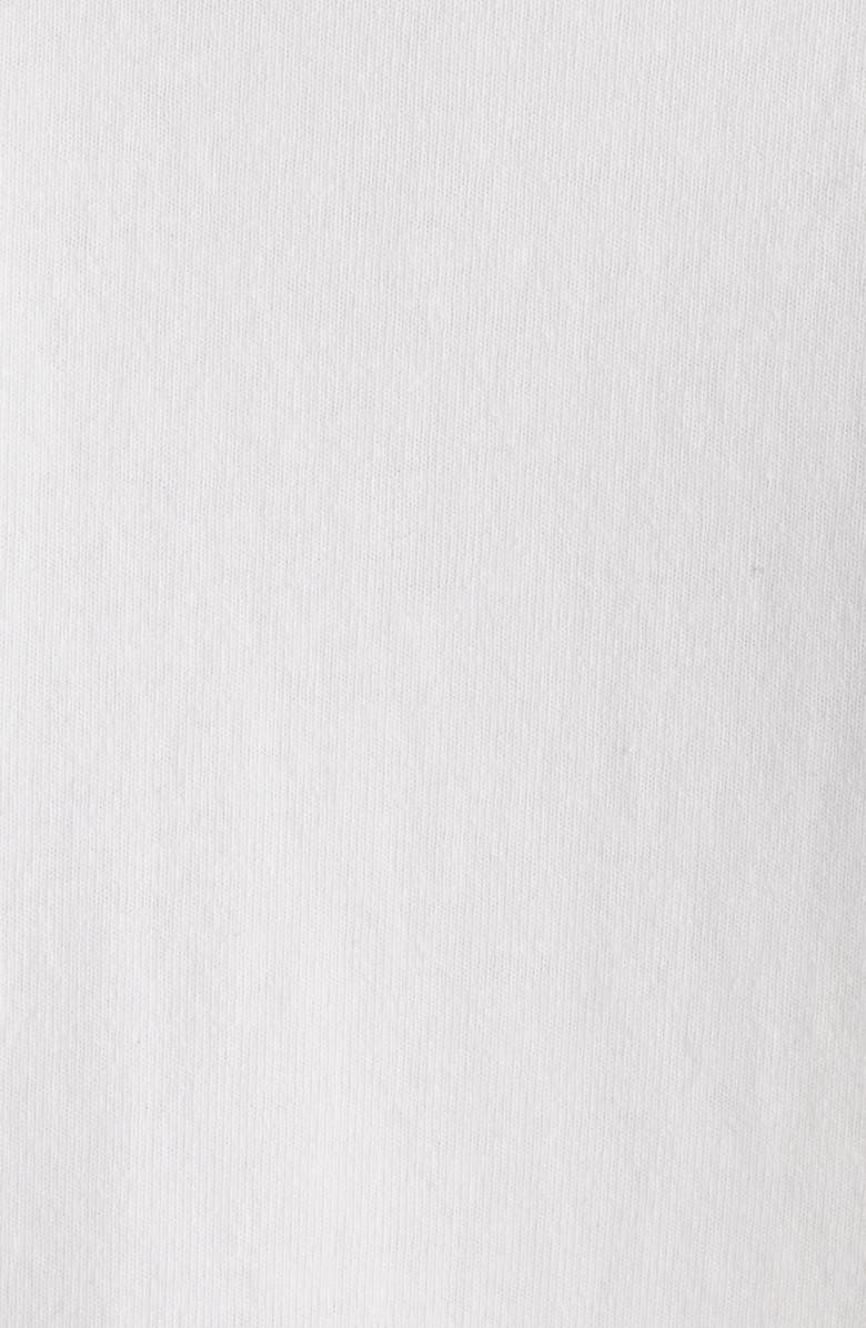 Acne Studios Edden Oversize Organic Cotton Logo Graphic T-Shirt, Alternate, color, Optic White