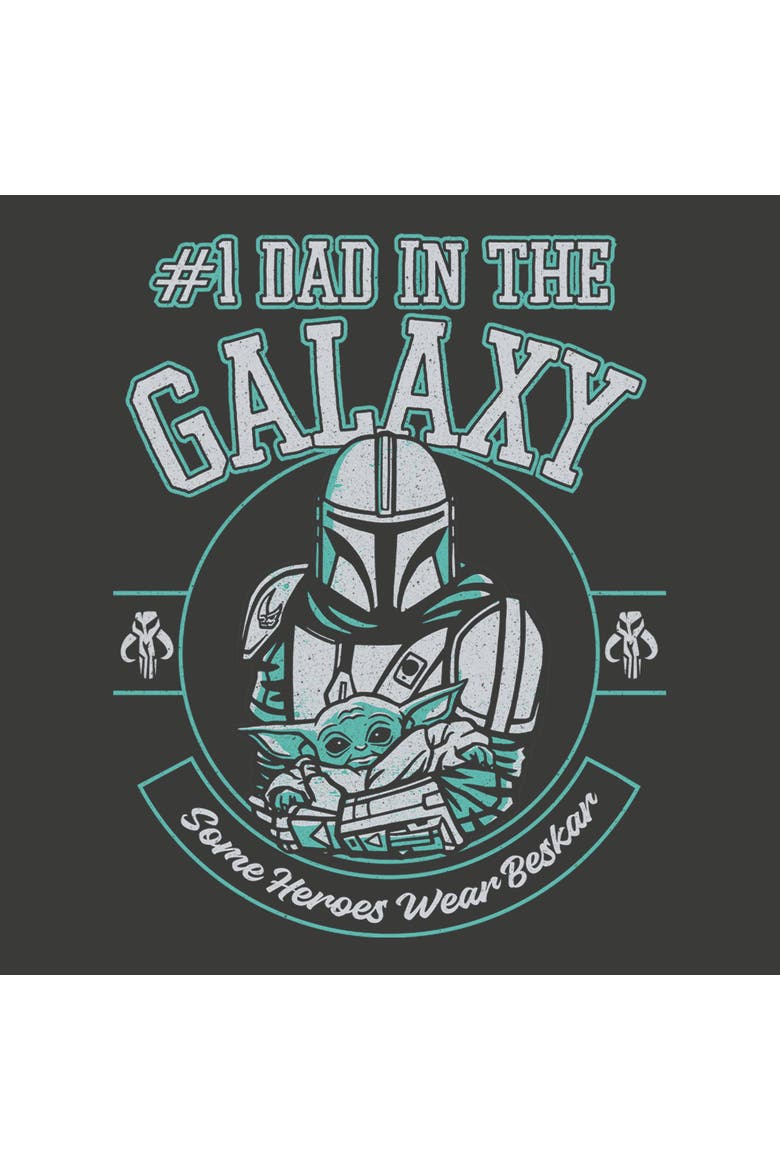 Men's Star Wars The Mandalorian Some Dads Wear Beskar  Graphic T-Shirt, Alternate, color, Pepper
