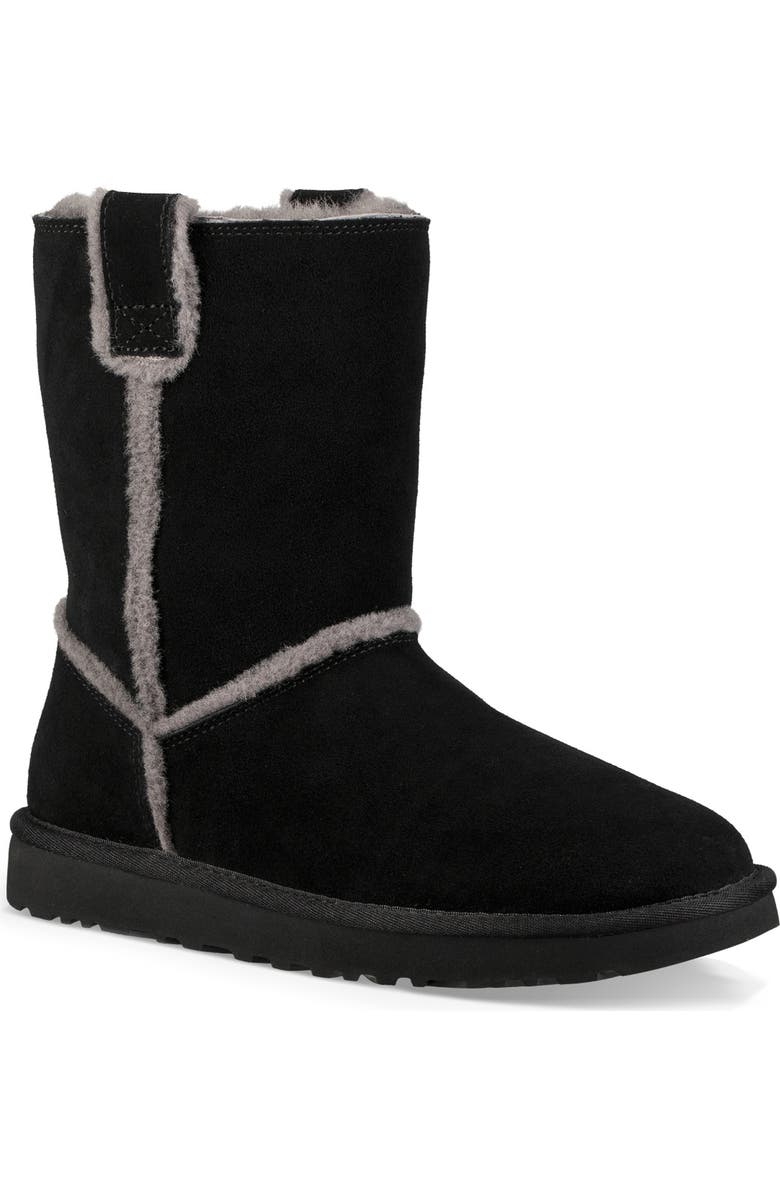 UGG<sup>®</sup> Classic Short Spill Seam Genuine Shearling Boot, Main, color,