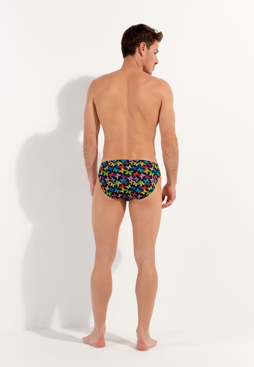 Hom Butterfly Comfort Micro Briefs In Multico Print