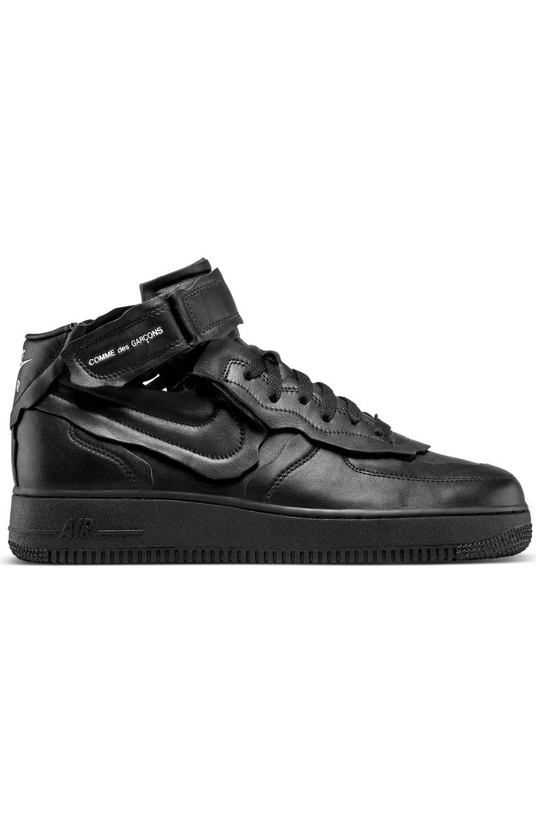 Comme des Garçons x Nike Air Force 1 Mid Sneaker, Alternate, color,