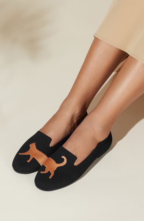 Vivaia Round-toe Embroidered Loafers