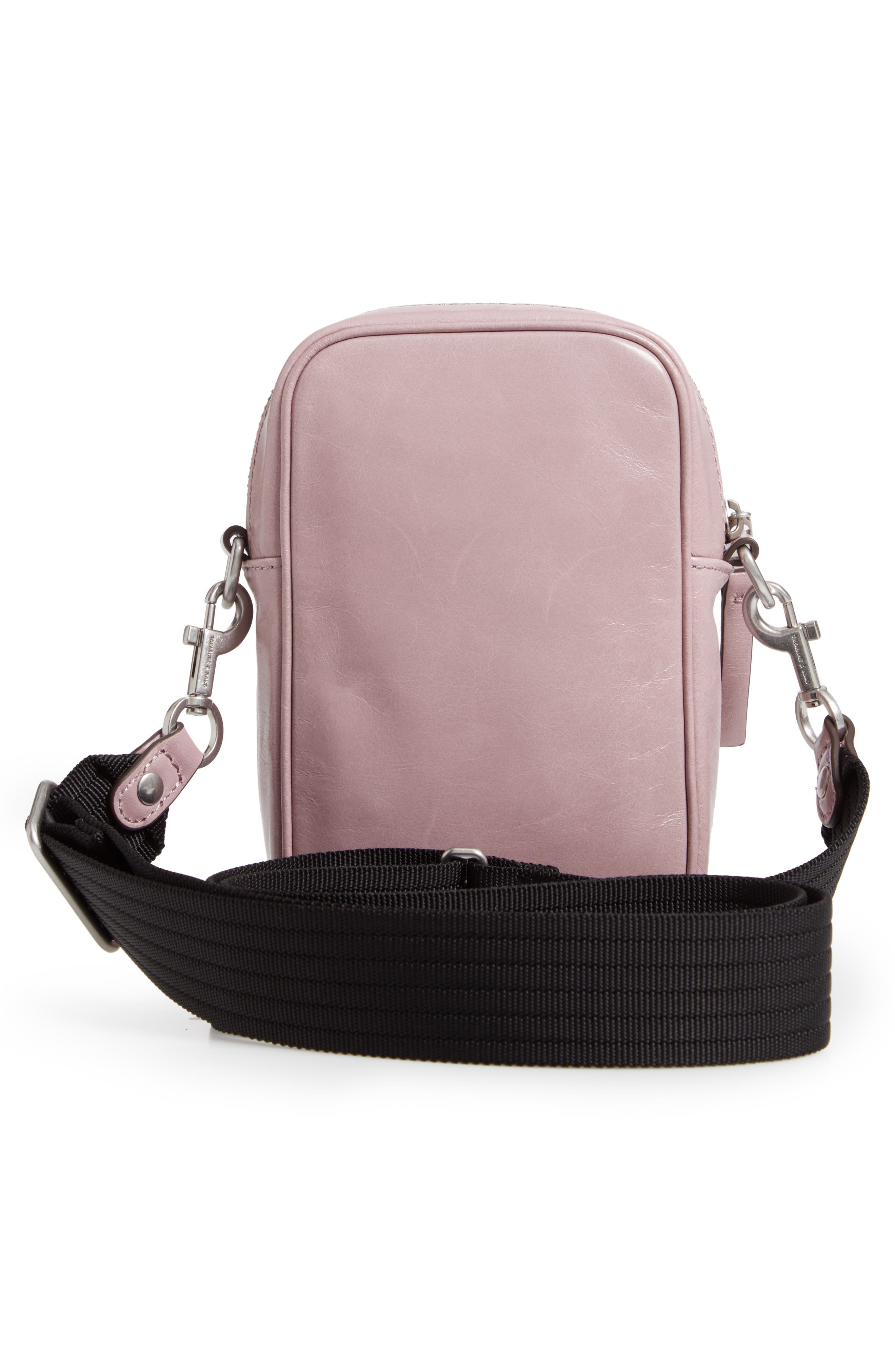Murphy Glazed Leather Crossbody Bag, Alternate, color, PURPLE QUAIL