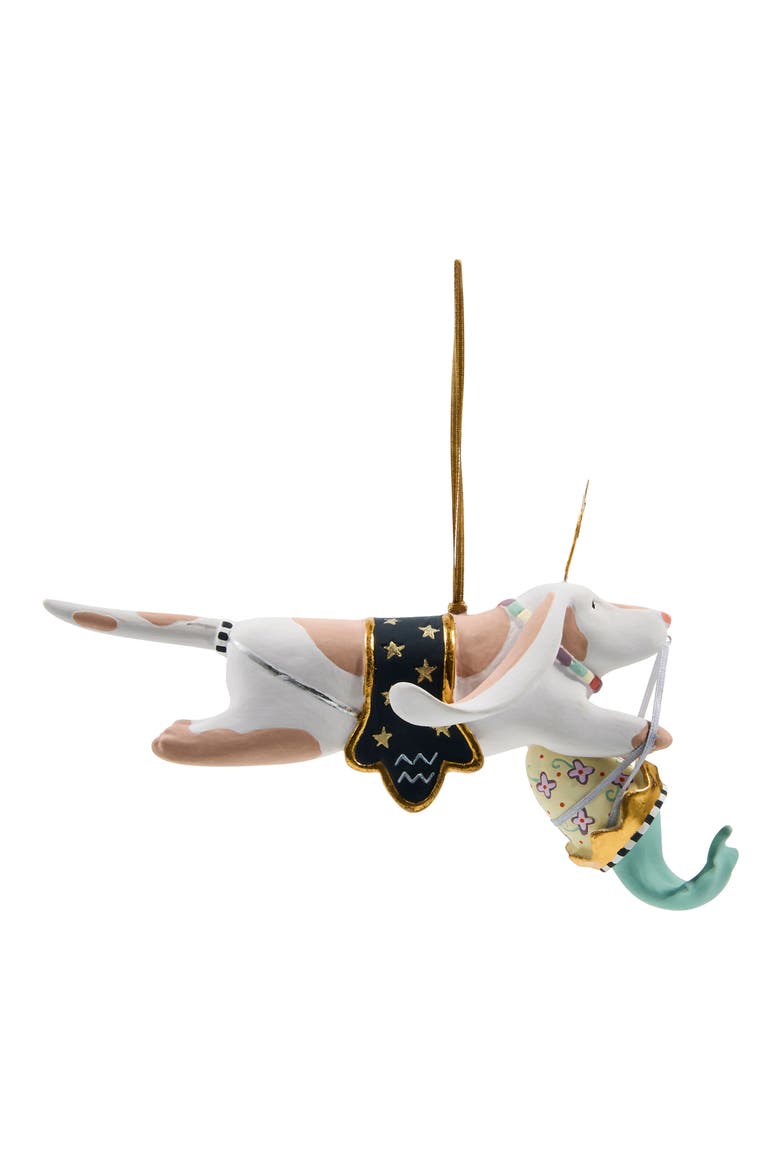 Patience Brewster Aquarius Zodiac Ornament, Alternate, color, MULTI