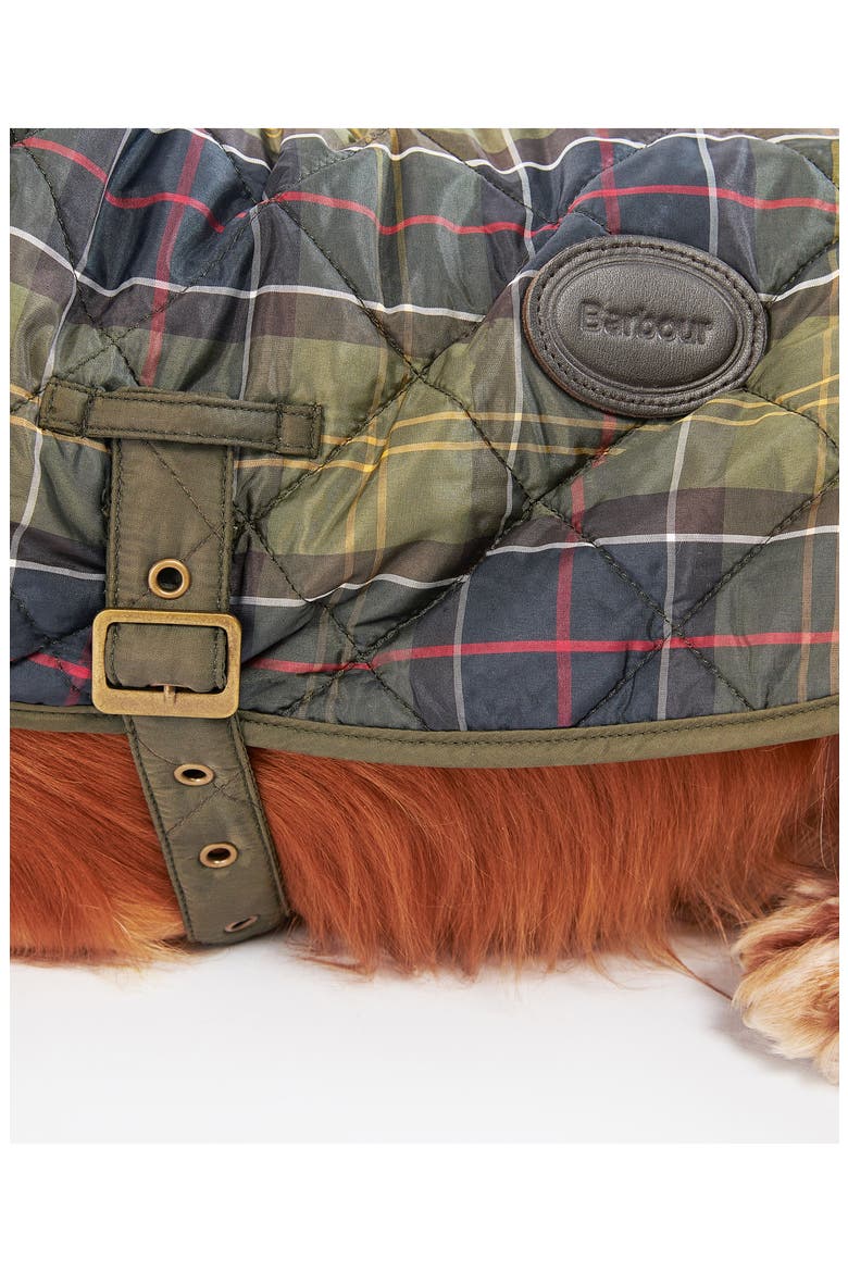 Quilted Tartan Dog Coat, Alternate, color, CLASSIC