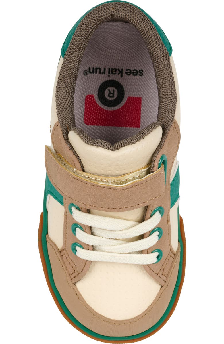 See Kai Run Kids' Connor Sneaker, Alternate, color, Beige/ Jungle Green