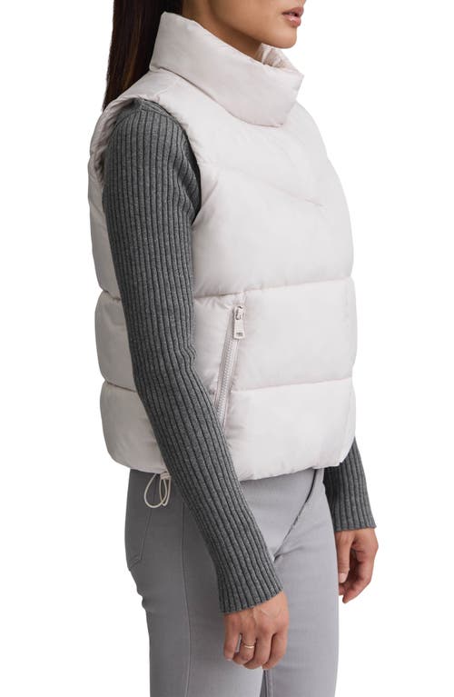 Nvlt Cire Crop Quilted Vest In White