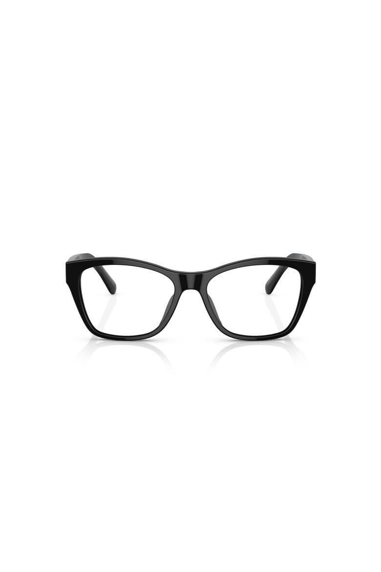 53mm Rectangle optical glasses, Alternate, color, Black