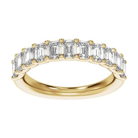 2 1/5 Ct Lab-grown Diamond Band In 14k Gold