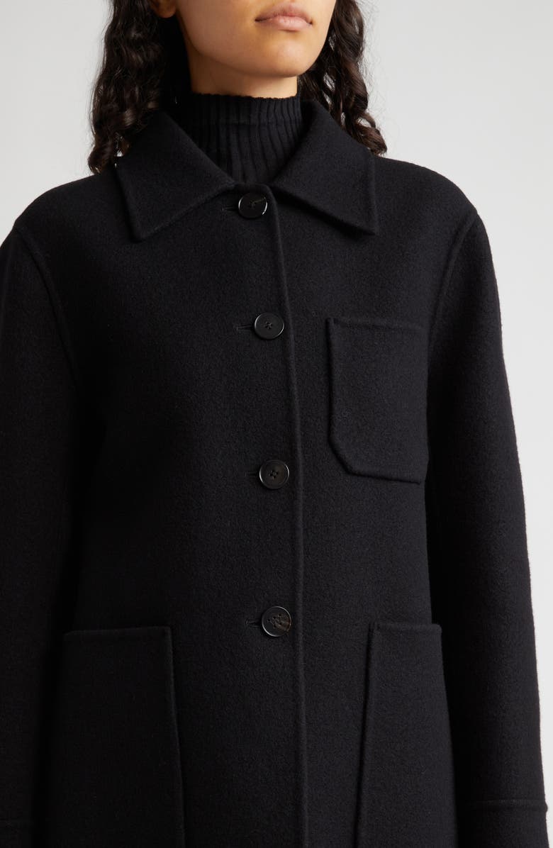 Jil Sander Double Face Wool Felt Shirt Jacket, Alternate, color, 