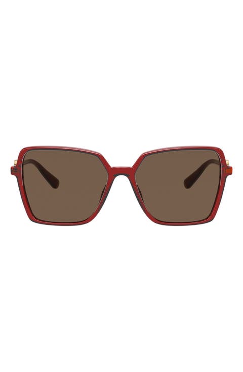 58mm Square Sunglasses