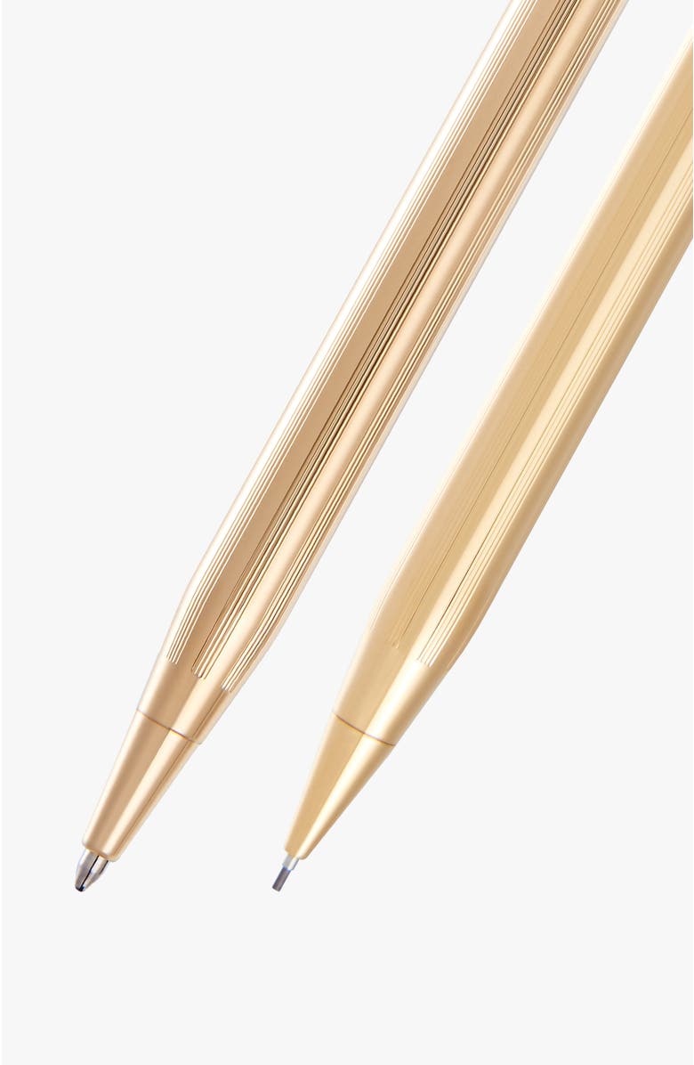 A.T. Cross Classic Century Pen and Pencil Set, Alternate, color, 23Kt Gold