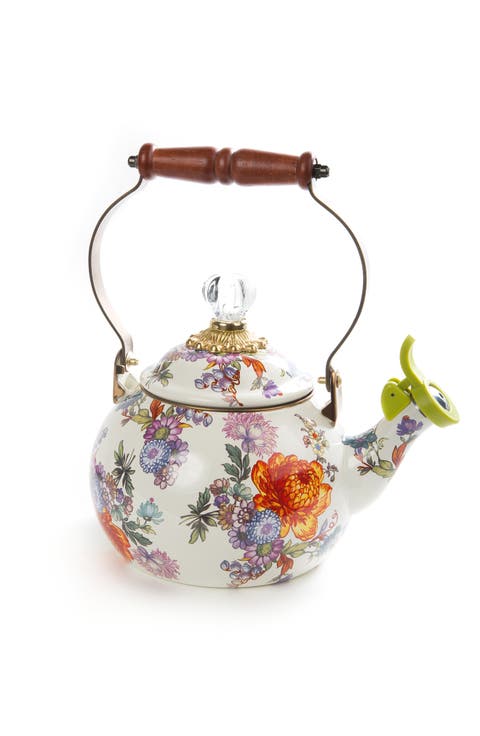 Flower Market Whistling Tea Kettle