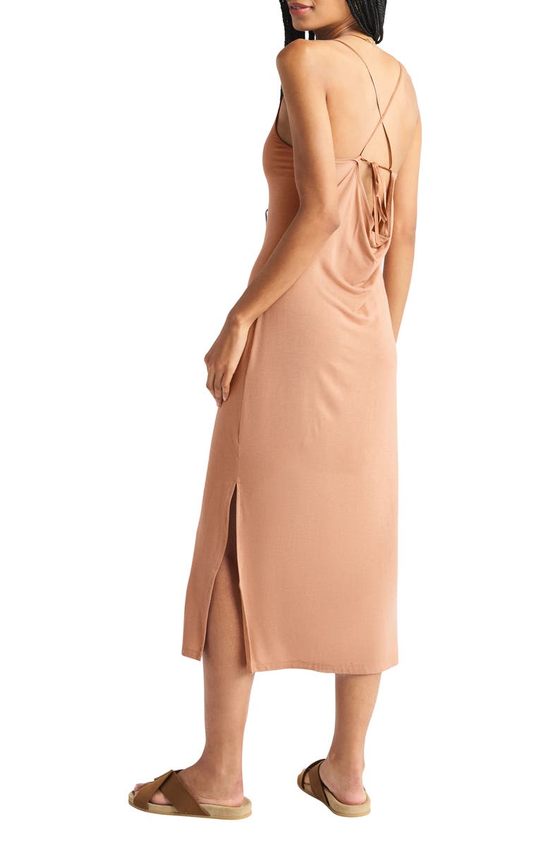 Splendid Everywhere Layer Knit Slipdress, Alternate, color,