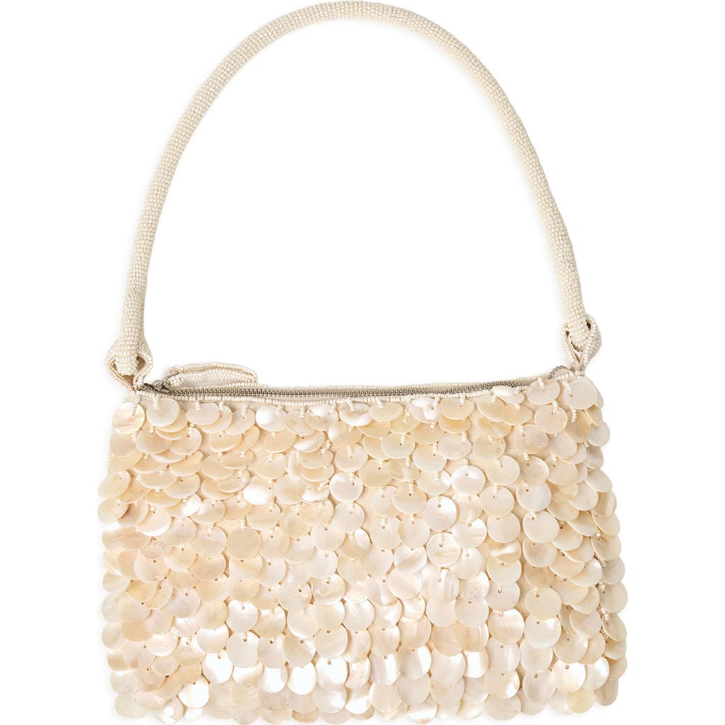 L*space Lspace Campbell Embellished Shoulder Bag In White