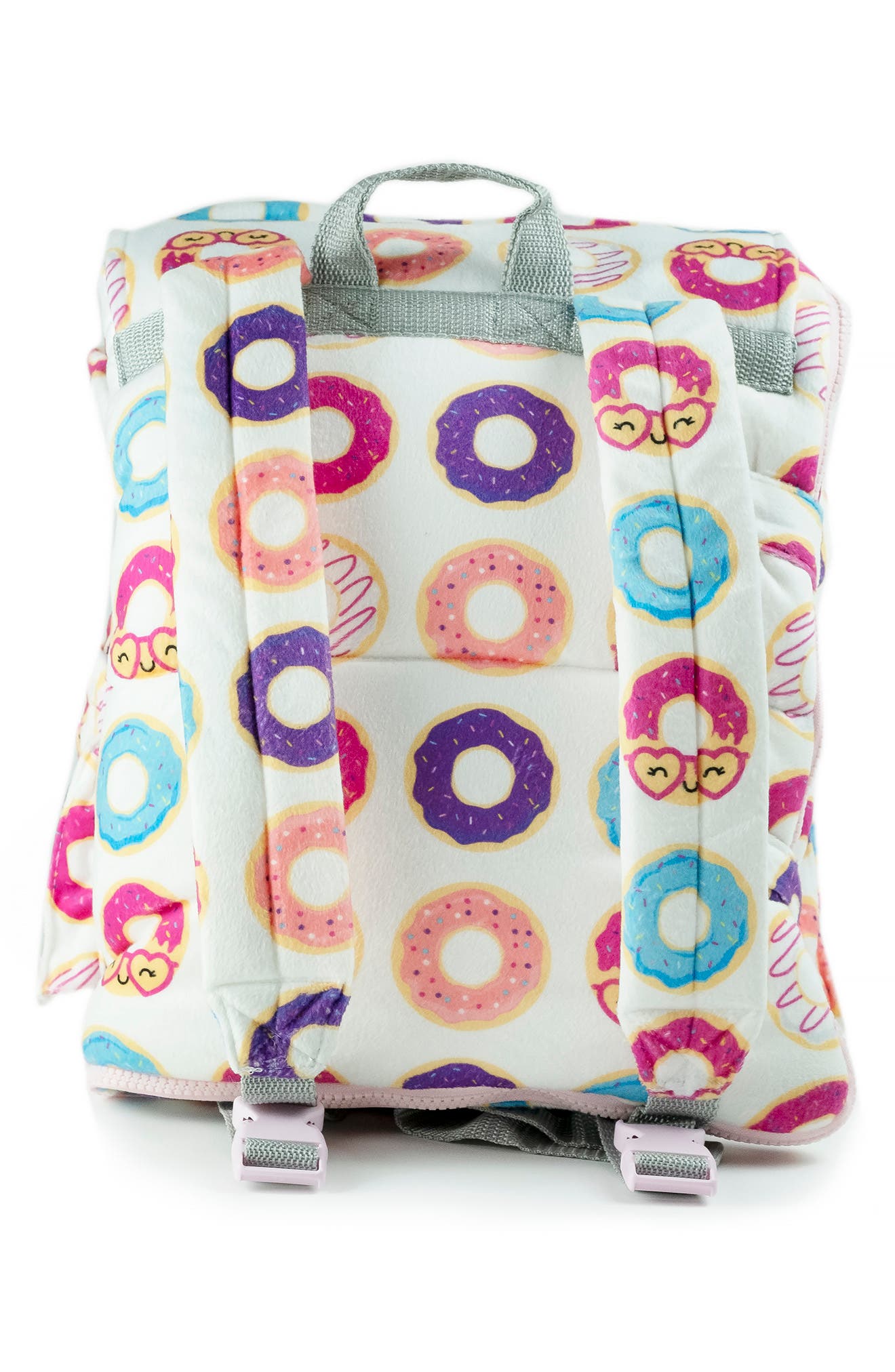Kids' Sleep-n-Pack Donuts Print Sleeping Bag Backpack, Alternate, color, DONUTS MULTI-PRINT